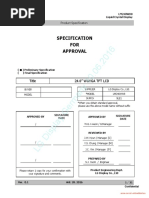 LG Display Germany 10.06.2016: Specification FOR Approval