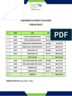 Cronograma de Actividades - Ms. Project