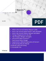 Journal Citation Reports™: Reference Guide: June 2021