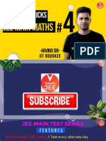 JEE-Maths Short Tricks - Episode-4