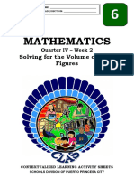 Mathematics: Solving For The Volume of Solid Figures