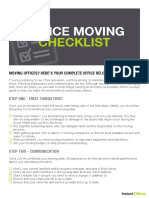 Office Moving Checklist Instant Offices