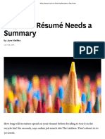 2018-08 - OK - Write A Resume Summary That'll Stop Recruiters in Their Tracks