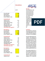 Pipe and Fitting Calcs Master