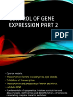 Control of Gene Expression Part 2