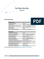 Real Python Cheat Sheet: Conda Usage Examples