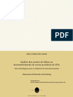 Análise dos modos de falhas no DNP de SVA