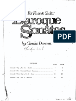 Baroque Sonatas-(Ed Shattinger, Transc Duncan) (Flute, Guitar - Flauto, Chitarra)