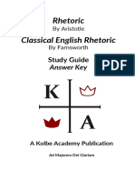 Rhetoric Classical English Rhetoric: Study Guide