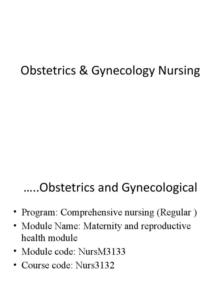 Obstetrics and Gynacology | PDF | Pregnancy | Gynaecology