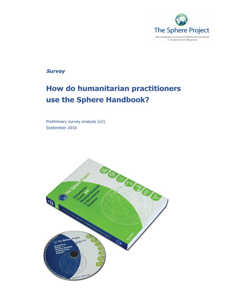 How Humanitarian Workers Use The Sphere Handbook PDF Non