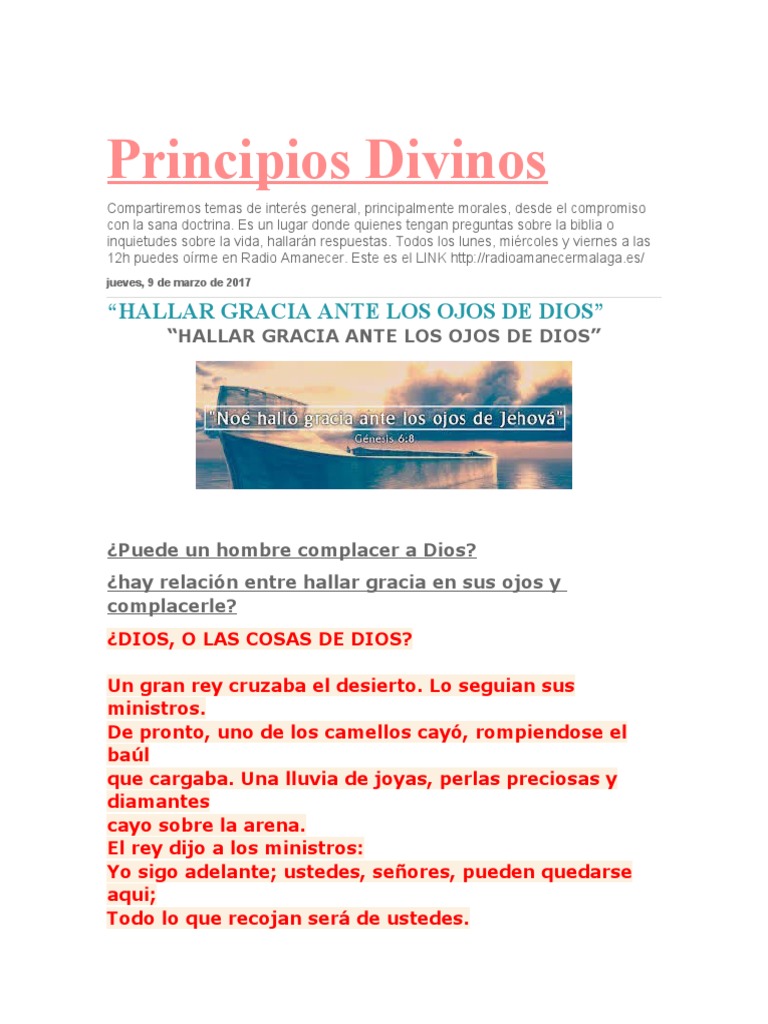 Hallar Gracia Ante los Ojos de Dios | PDF | Jacob | Gracia en el ...