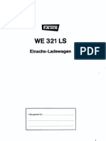 WE 321 LS de Betriebsanleitung