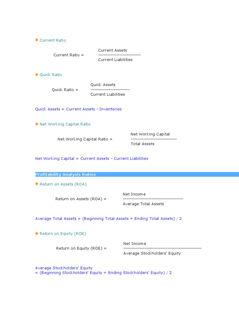 Financial Ratios Explained: Key Metrics | PDF | Equity (Finance) | Dividend