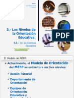 TEMA 3. - Niveles de Orientación (ALUMNOS)