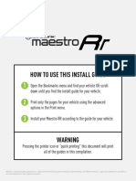 How To Use This Install Guide: Select Vehicle
