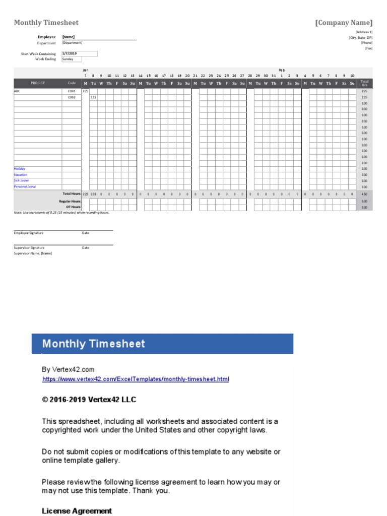 Monthly Timesheet PDF Civil Law Law) Monopoly (Economics)