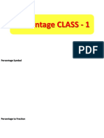 Percentage CLASS - 1