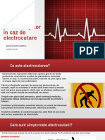 Acordarea Primului Ajutor in Caz de Electrocutare