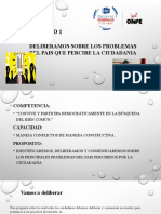 Deliberamos Sobre Problemas Del Pais Que Percibe La Ciudadania