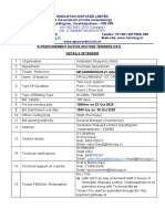 HSL Tender for 15T Crane Procurement