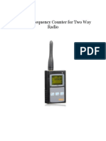 Portable Frequency Counter Manual