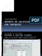 Thatquizz Reporte de Calificaciones