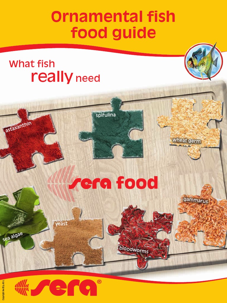 00 Sera Fish Food Guide Us PDF Foods Nutrients