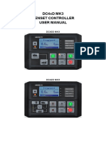 DC4xD MK3 Genset Controller User Manual