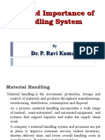 Role and Importance of Handling System