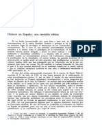 Calatrava Escobar, Juan - Diderot en España, Una Revisión Crítica