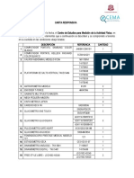 Carta Responsiva Equipos en Comodato Cema