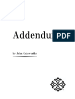 Addendum: by John Galsworthy