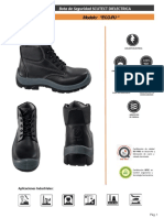 Bota de seguridad SCUTECT DIELECTRICA Modelo ECO-PU