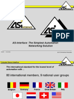 AS-Interface: The Simplest Automation Networking Solution