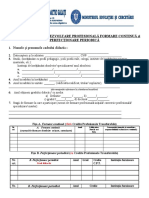 FIŞĂ INDIVIDUALĂ DE DEZVOLTARE PROFESIONALĂ FORMARE CONTINUĂ Şi PERFECŢIONARE PERIODICĂ 1