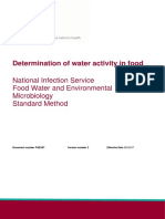 FNE567 - 2017 Determination - of - Water - Activity - in - Food