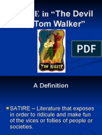 Satire in " The Devil and Tom Walker "