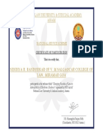 NLU Assam NSS certificate participation webinar electronic evidence