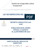 Sesión 6 - Marco Legal Presentación Ley de Inspección Del Trabajo - DGIT