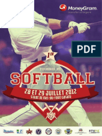 SoftBall Flyer Guadeloupe