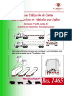 Resolución #1465 Cintas Refrorreflectivas