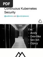 Continuous Kubernetes Security PDF