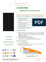 As-6M Perc: Monocrystalline Module