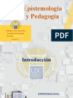 Epistemología y Pedagogía