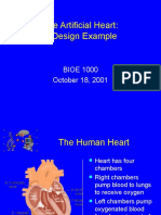 The Artificial Heart: A Design Example: BIOE 1000 October 18, 2001