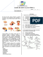 Atividade Educação Fisica 6- 3ªbim