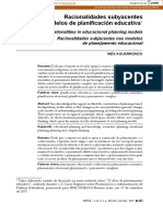 Racionalidades subyacentes en los modelos de planificacion educativa INES AGUERRENDO