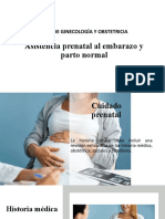 Asistencia Prenatal Al Embarazo y Parto Normal