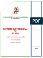 Silabo de Quimica